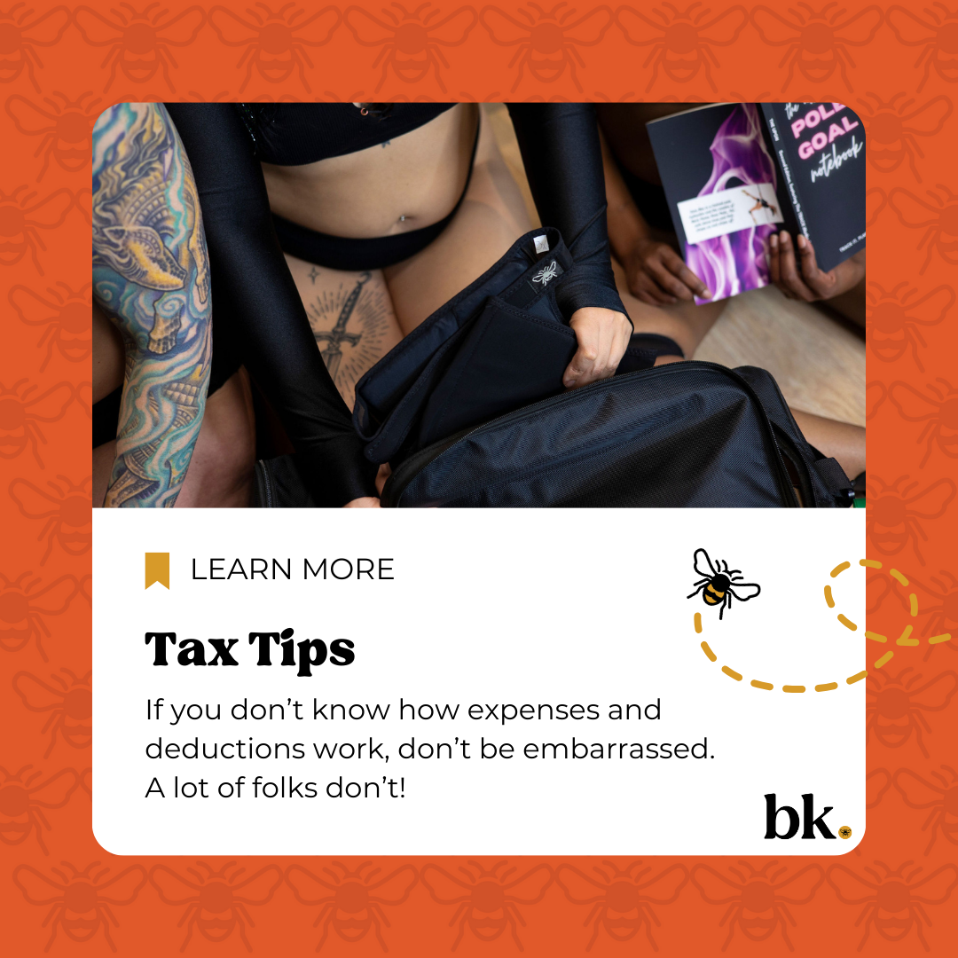 5 Deductible Expenses Pole Instructors Can Take at Tax Time