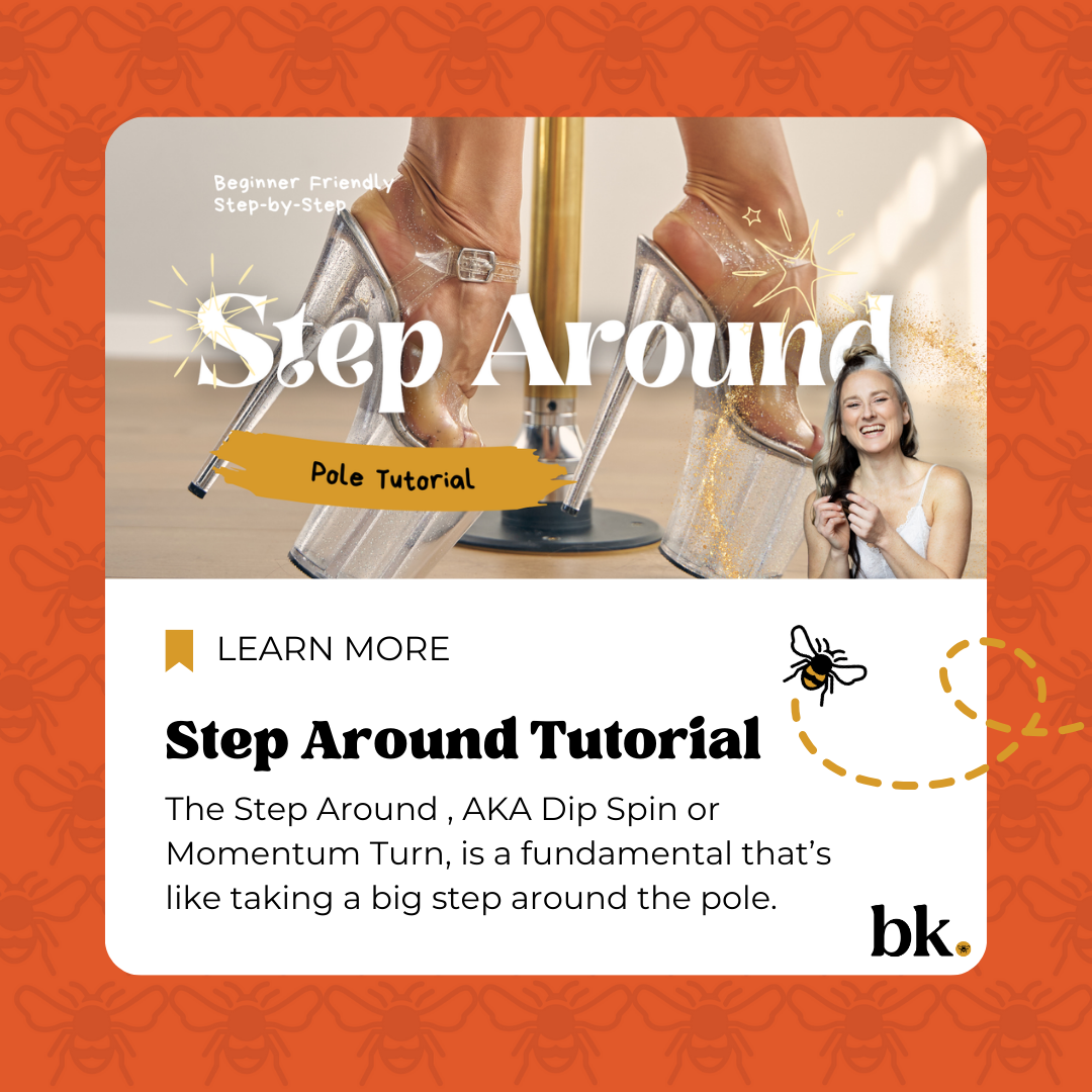 Learn Your Very First Pole Move, the Step Around